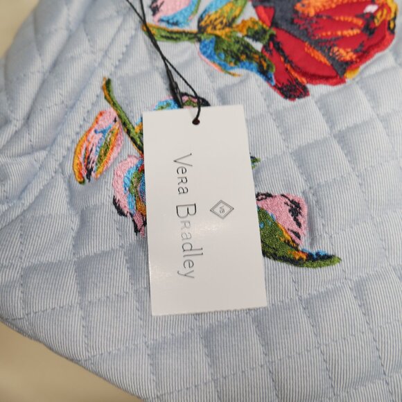 Vera Bradley Campus Backpack Work Travel Laptop Trolley Sea Air Floral NWT - Picture 13 of 15